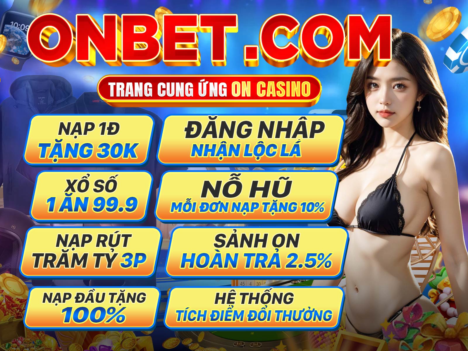 Khuyến mãi thưởng nạp đầu cho thành viên mới